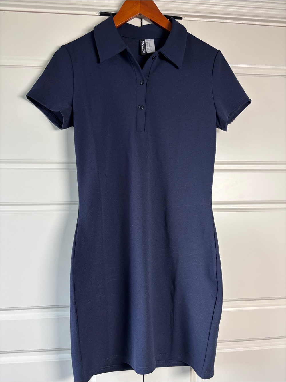 Divided Navy Polo Mini Dress